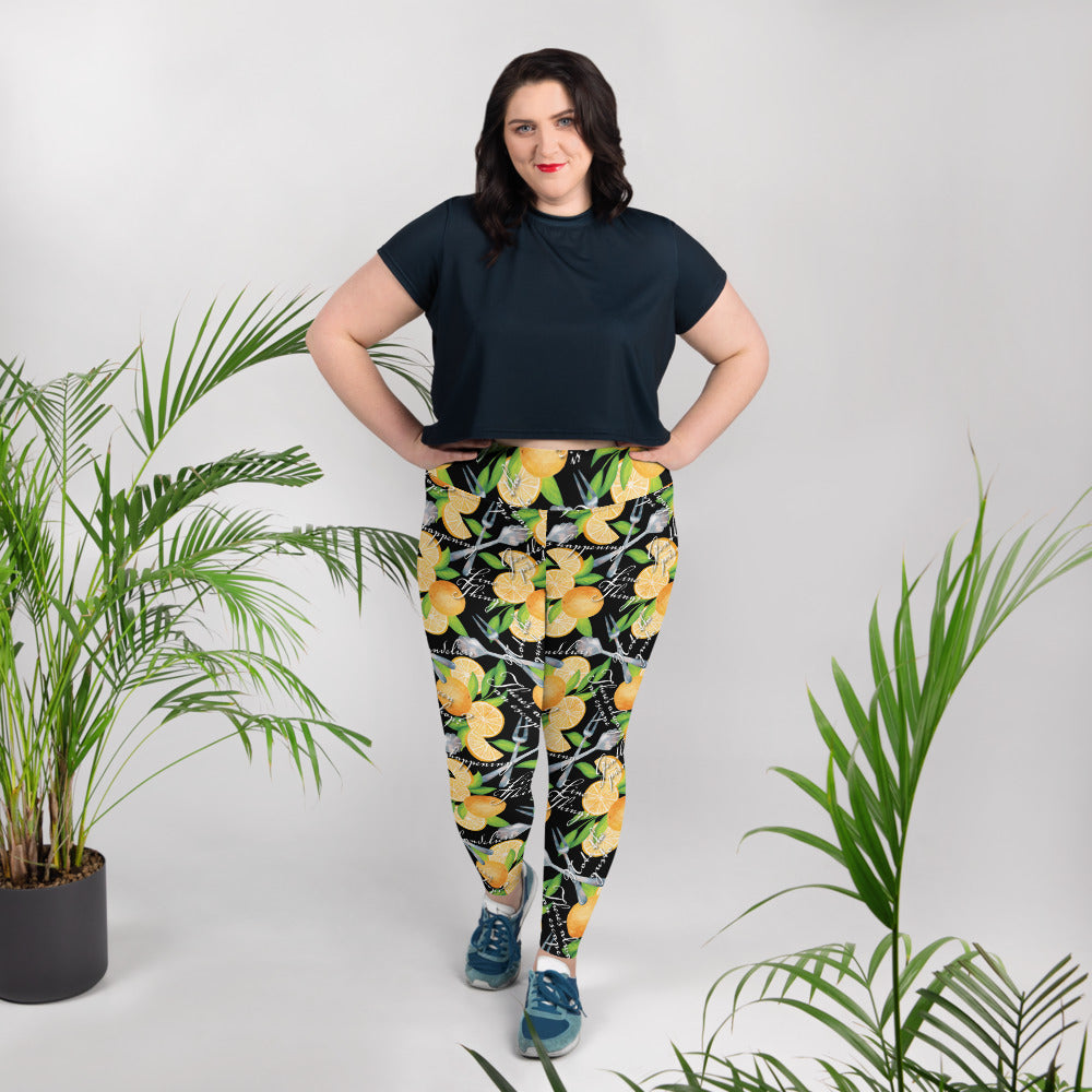 Plus Size Leggings Orange