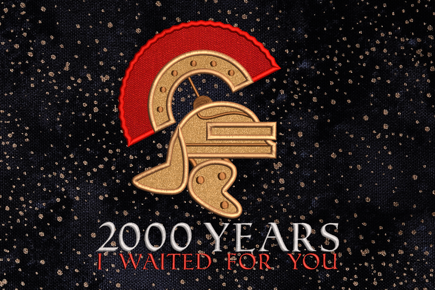 Centurion Helmet Applique Embroidery Design – Designed by Geeks