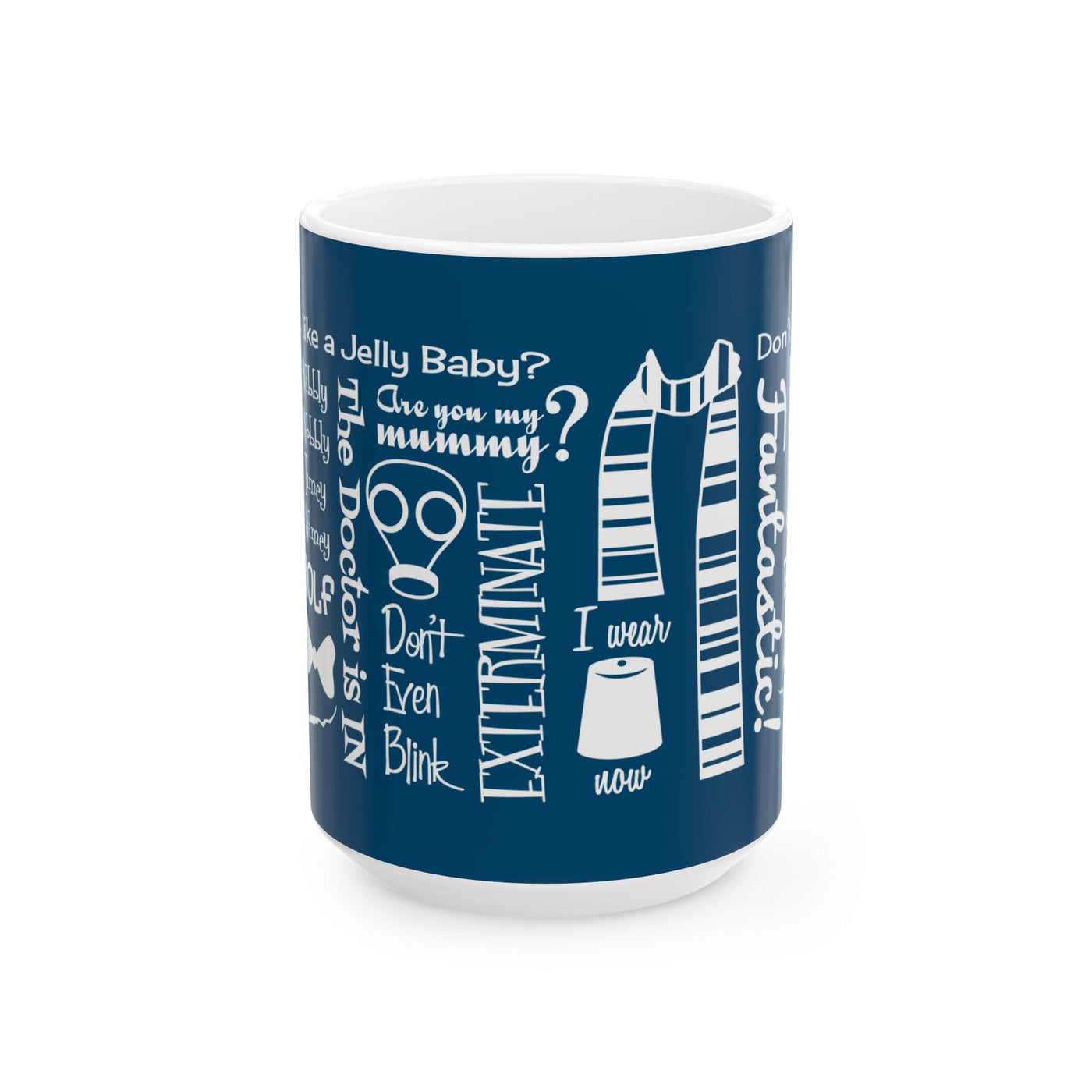 Spoilers Vintage Blue Mug