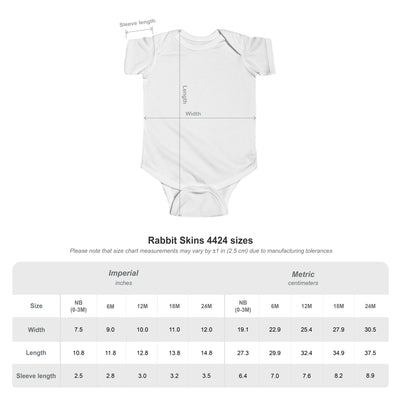 onesie size chart