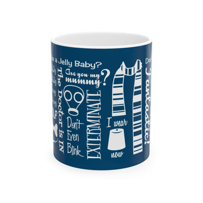 Spoilers Vintage Blue Mug