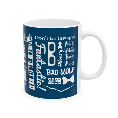 Spoilers Vintage Blue Mug