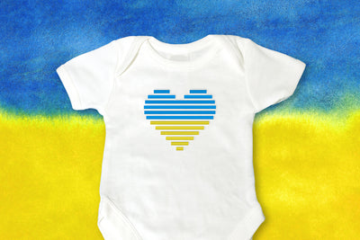 4 Color Striped Heart Mini Embroidery