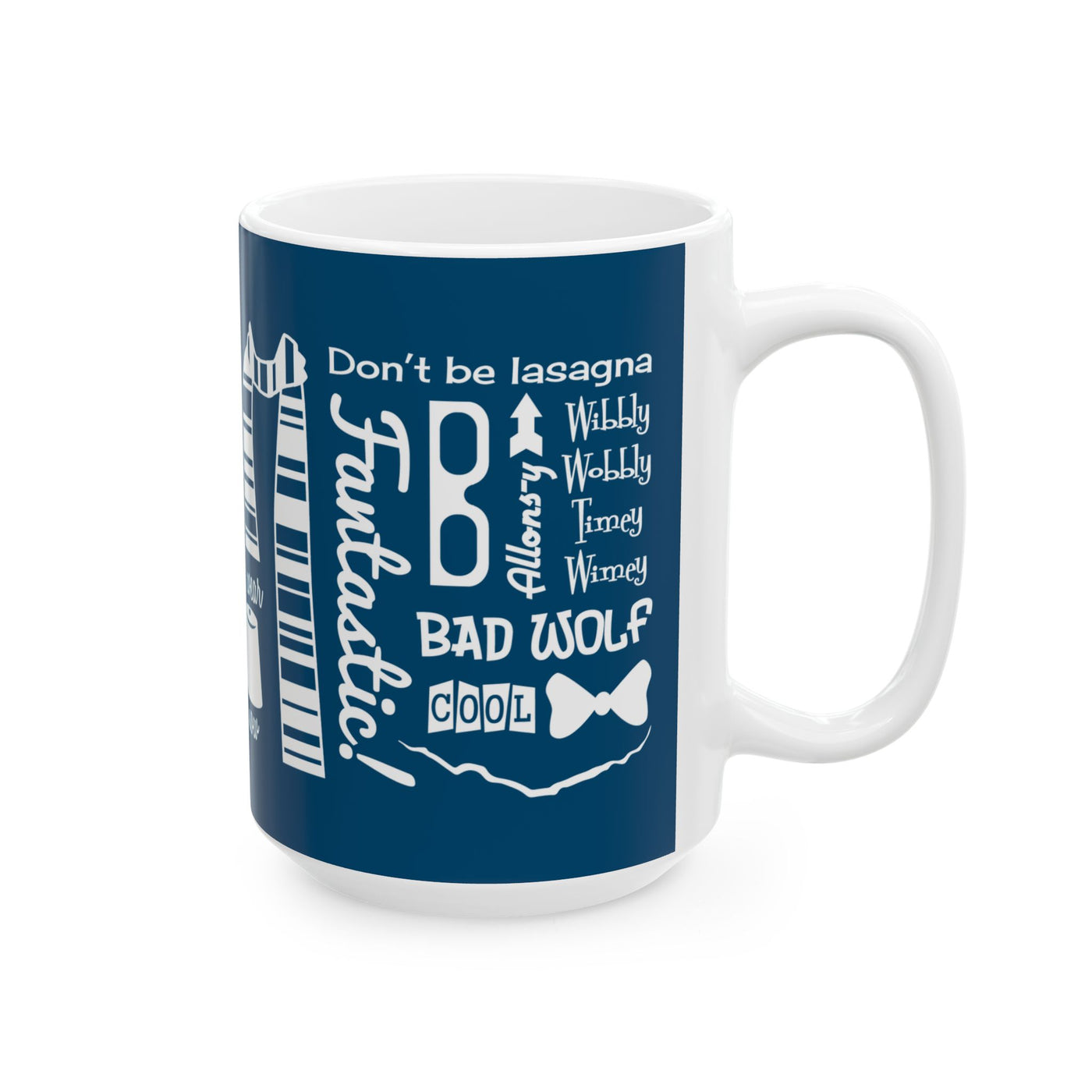 Spoilers Vintage Blue Mug