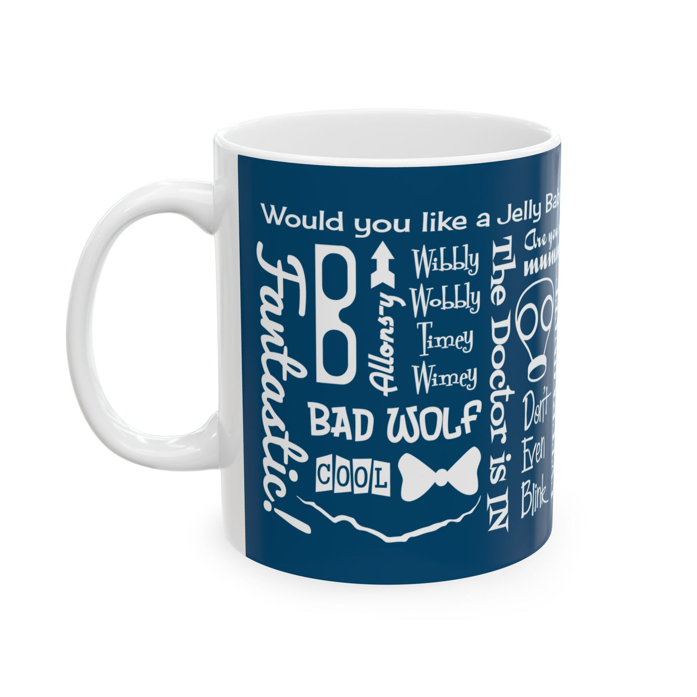 Spoilers Vintage Blue Mug