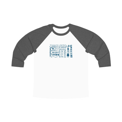 Spoilers Vintage Blue - Baseball Raglan Tee