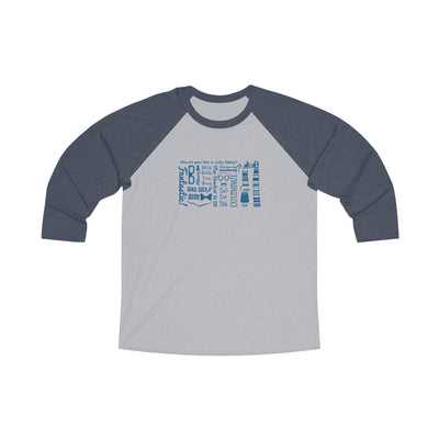 Spoilers Vintage Blue - Baseball Raglan Tee