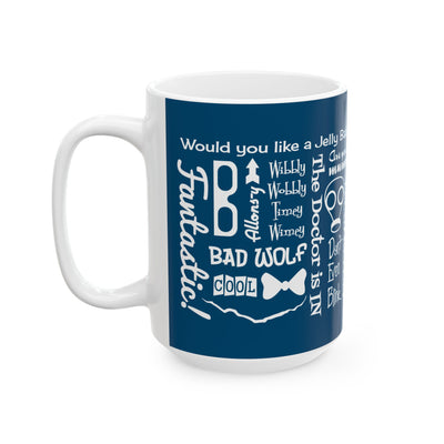 Spoilers Vintage Blue Mug