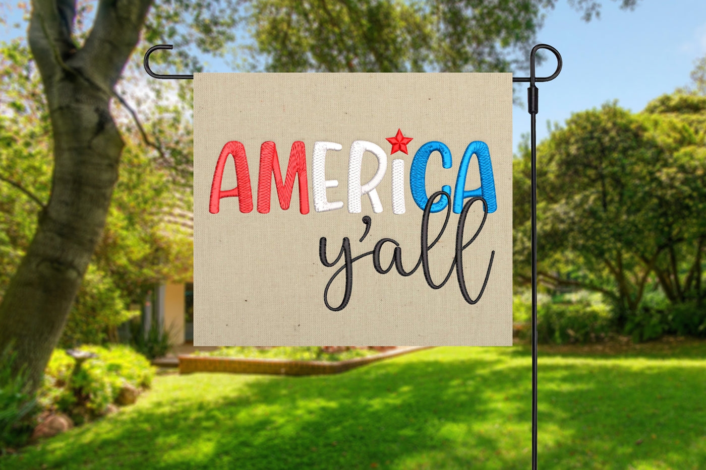 America Y'All Embroidery