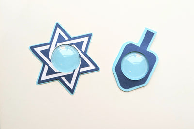 Hanukkah Candy Dome Holder SVG File Duo