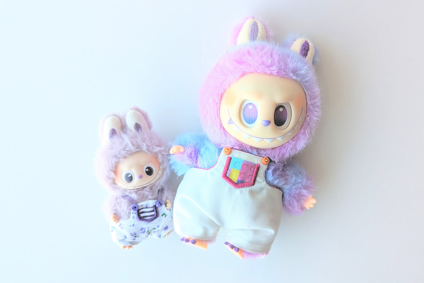 Overalls for Plush Monster Toy ITH Applique Embroidery