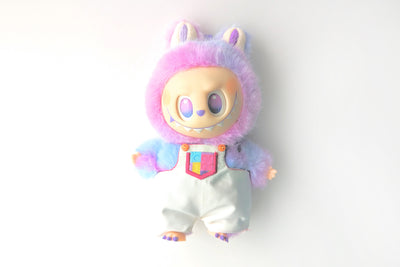 Overalls for Plush Monster Toy ITH Applique Embroidery