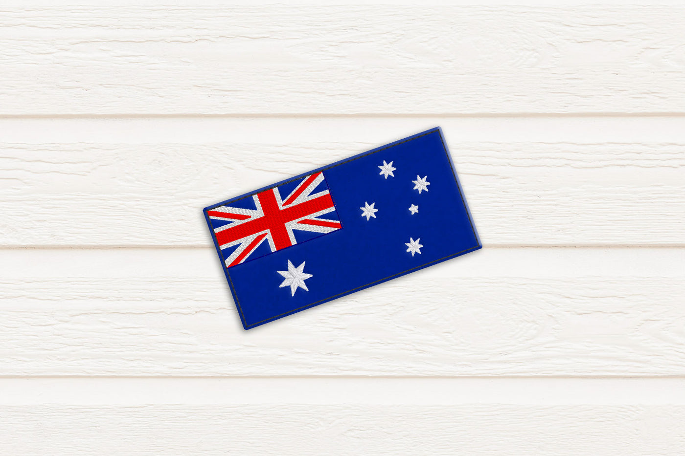 Australian Flag ITH Feltie Applique Embroidery File