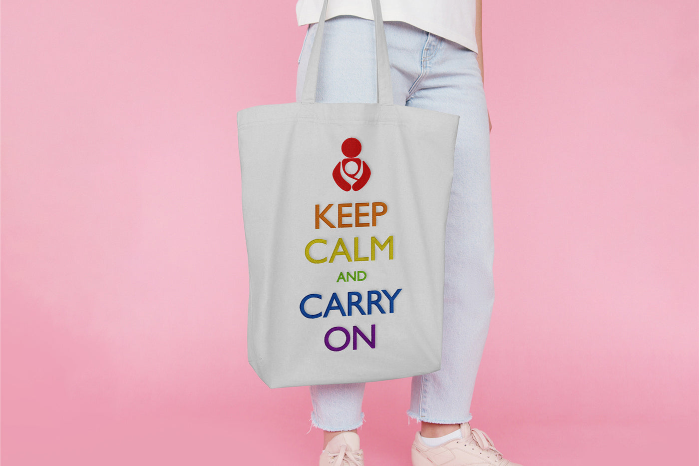 Babywearing Keep Calm and Carry On Embroidery