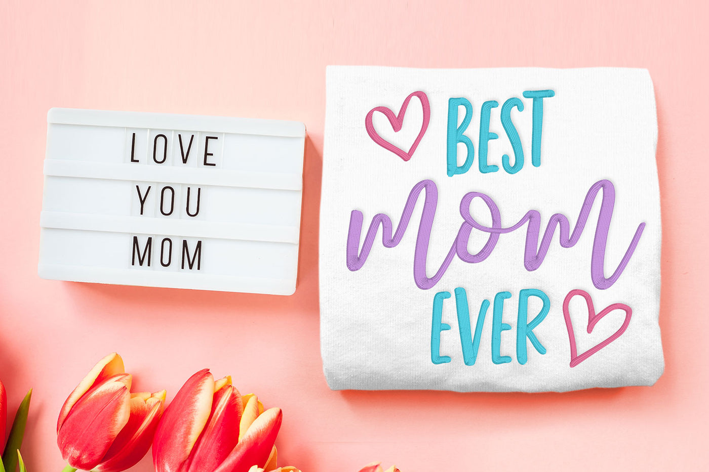 Best Mom Ever Embroidery Design
