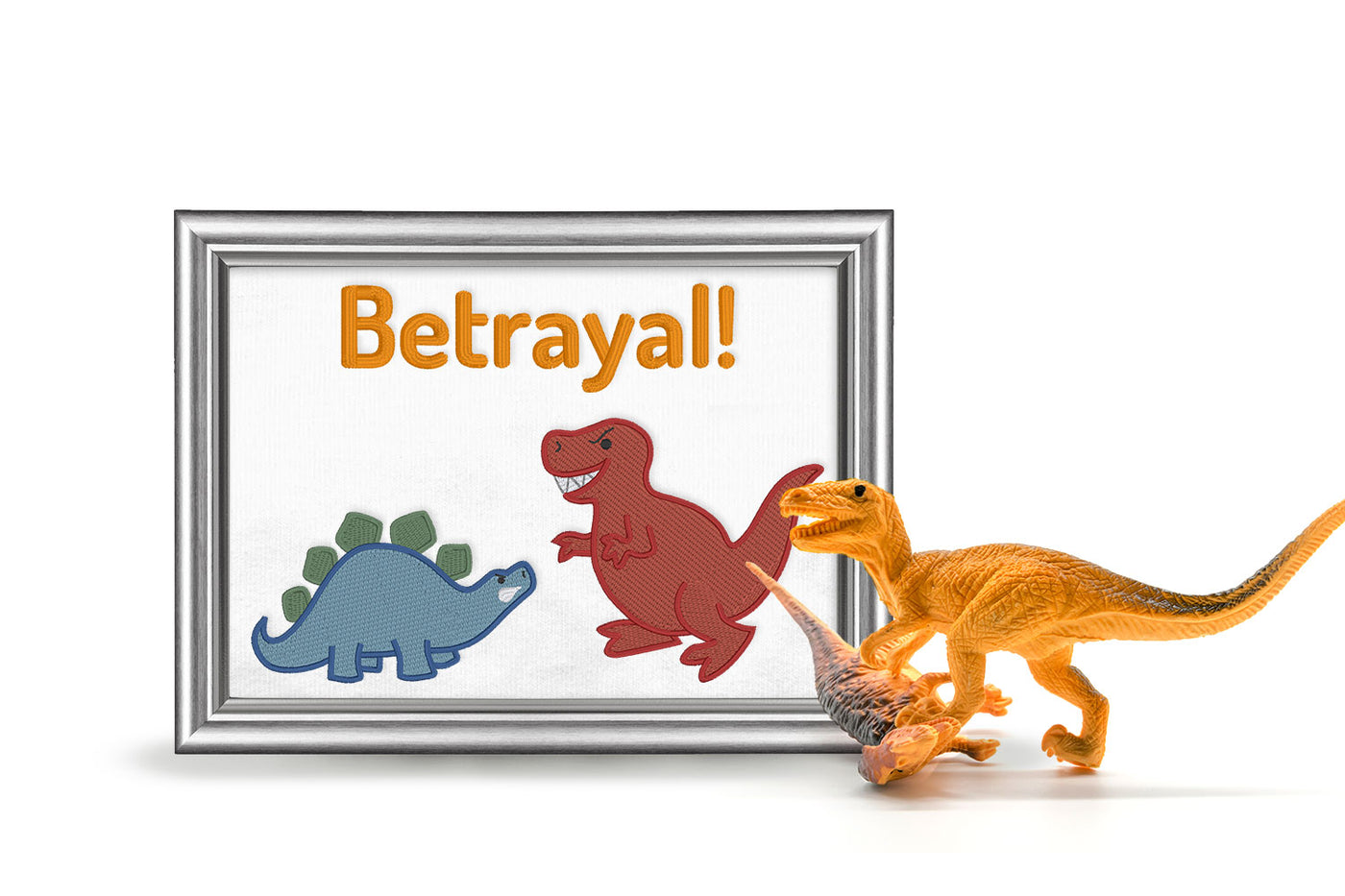 Betrayal Dinosaurs Embroidery File