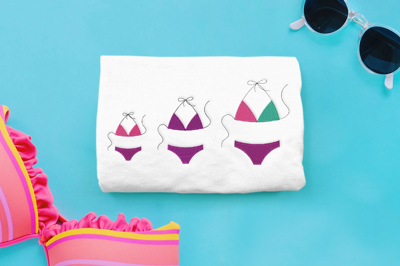 String Bikini Mini Embroidery File