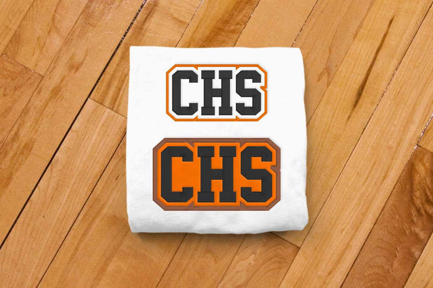 CHS High School Initials Embroidery File