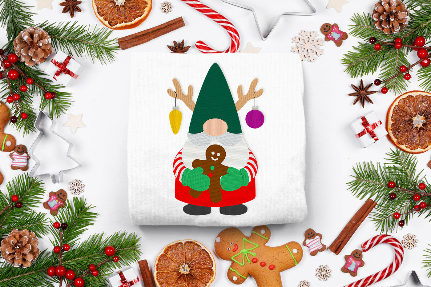 Christmas Gnome Embroidery File