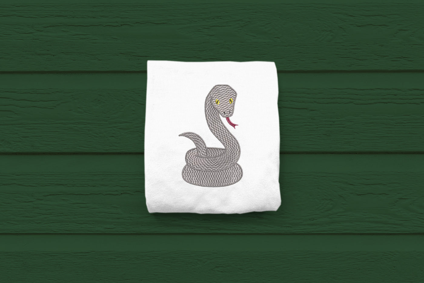 Coiled Snake Mini Embroidery File