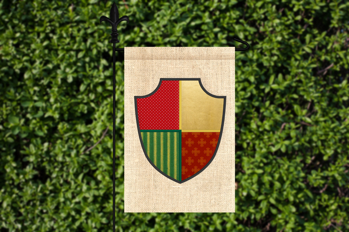 4 Section Crest Applique Embroidery