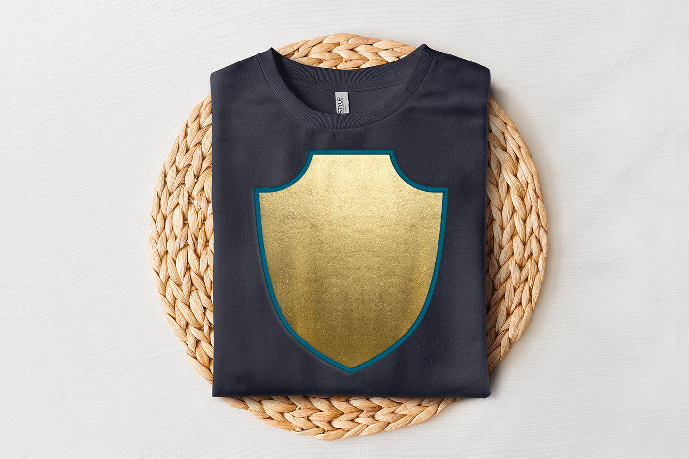 Crest Shield Shape Applique Embroidery File