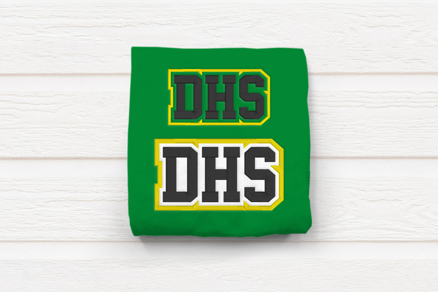 DHS High School Initials Embroidery File