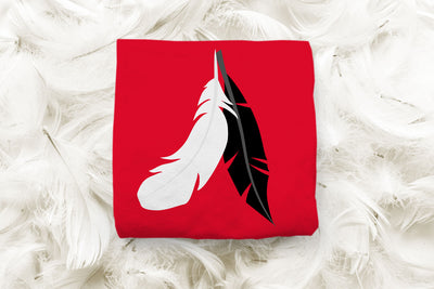 Dual Feathers SVG Design