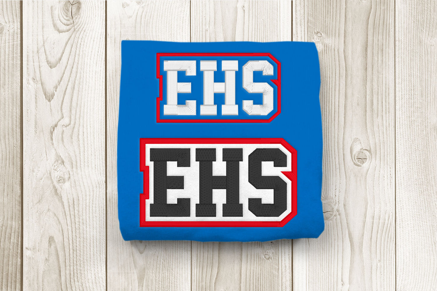 EHS High School Initials Embroidery File