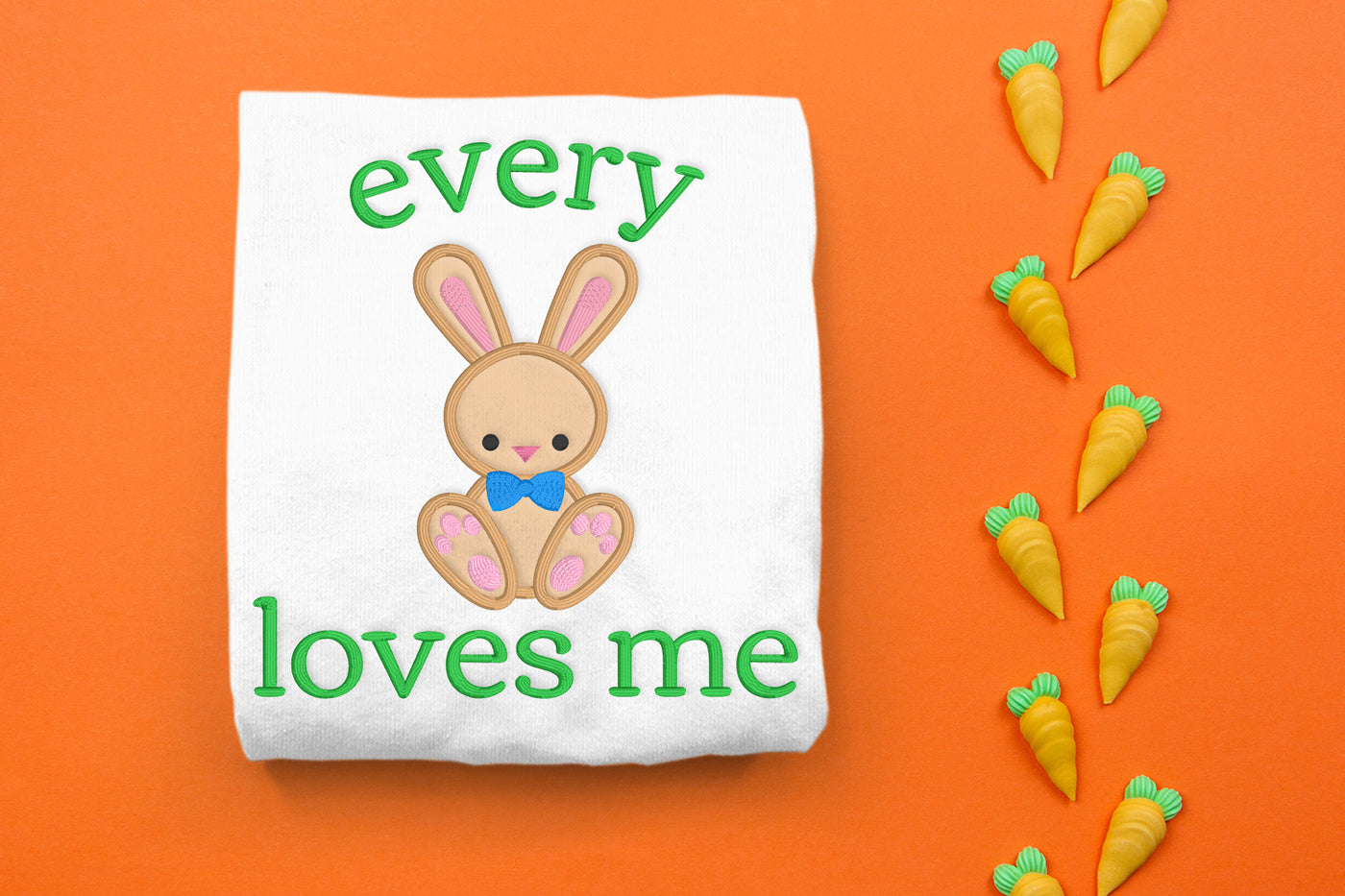 Every Bunny Loves Me Applique Embroidery