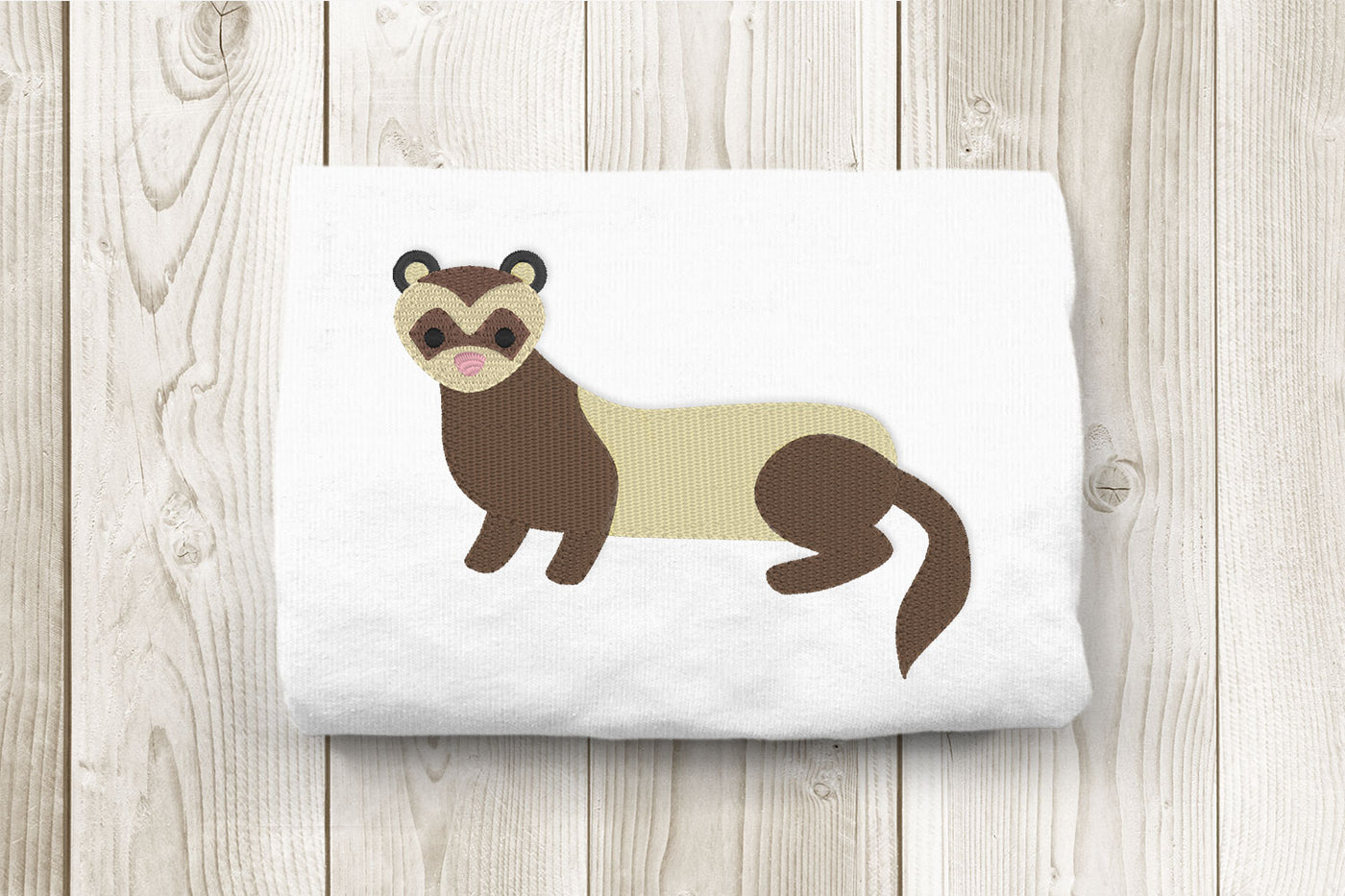 Ferret Embroidery File – Designed by Geeks