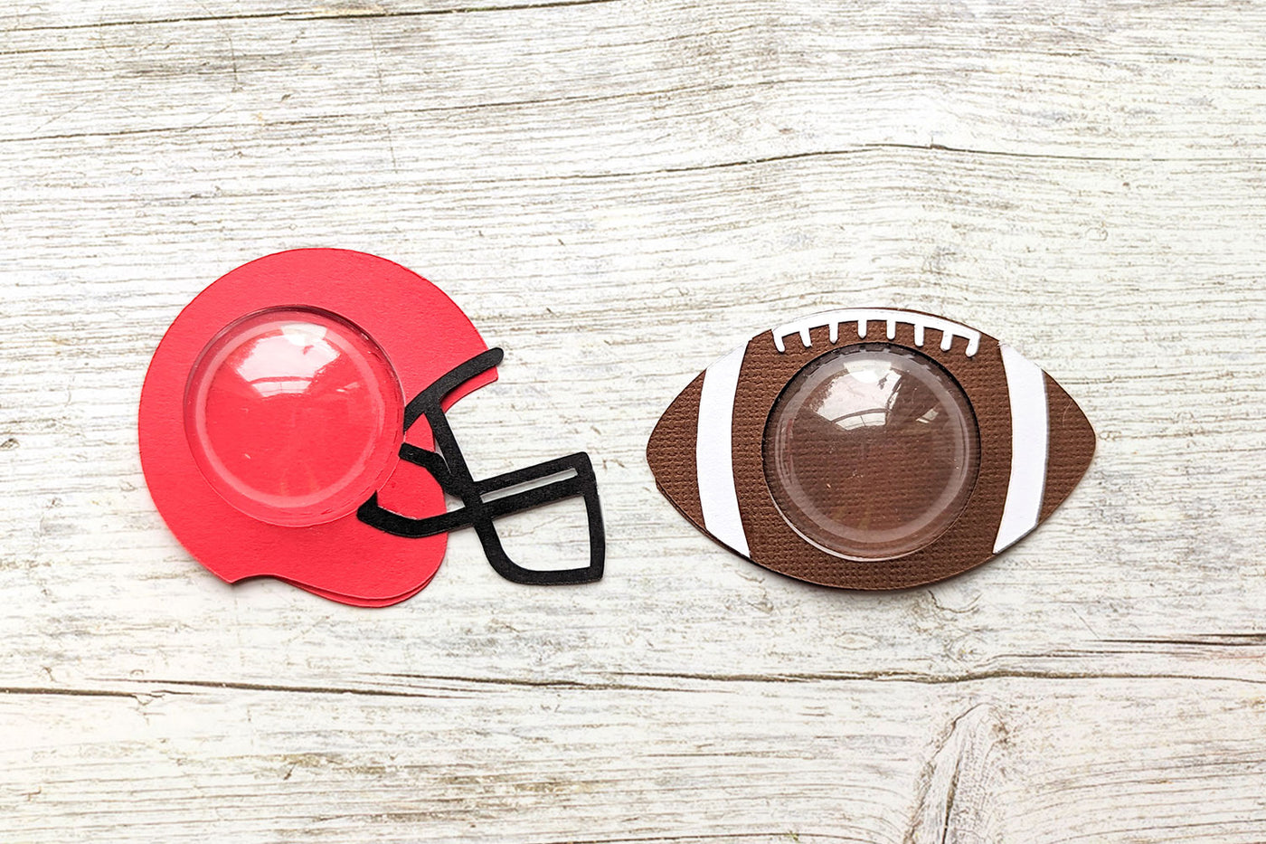 Football Candy Dome Holder SVG File Duo