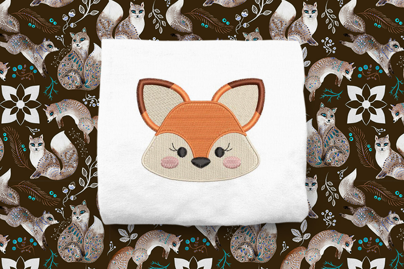 Fox Face Mini Embroidery