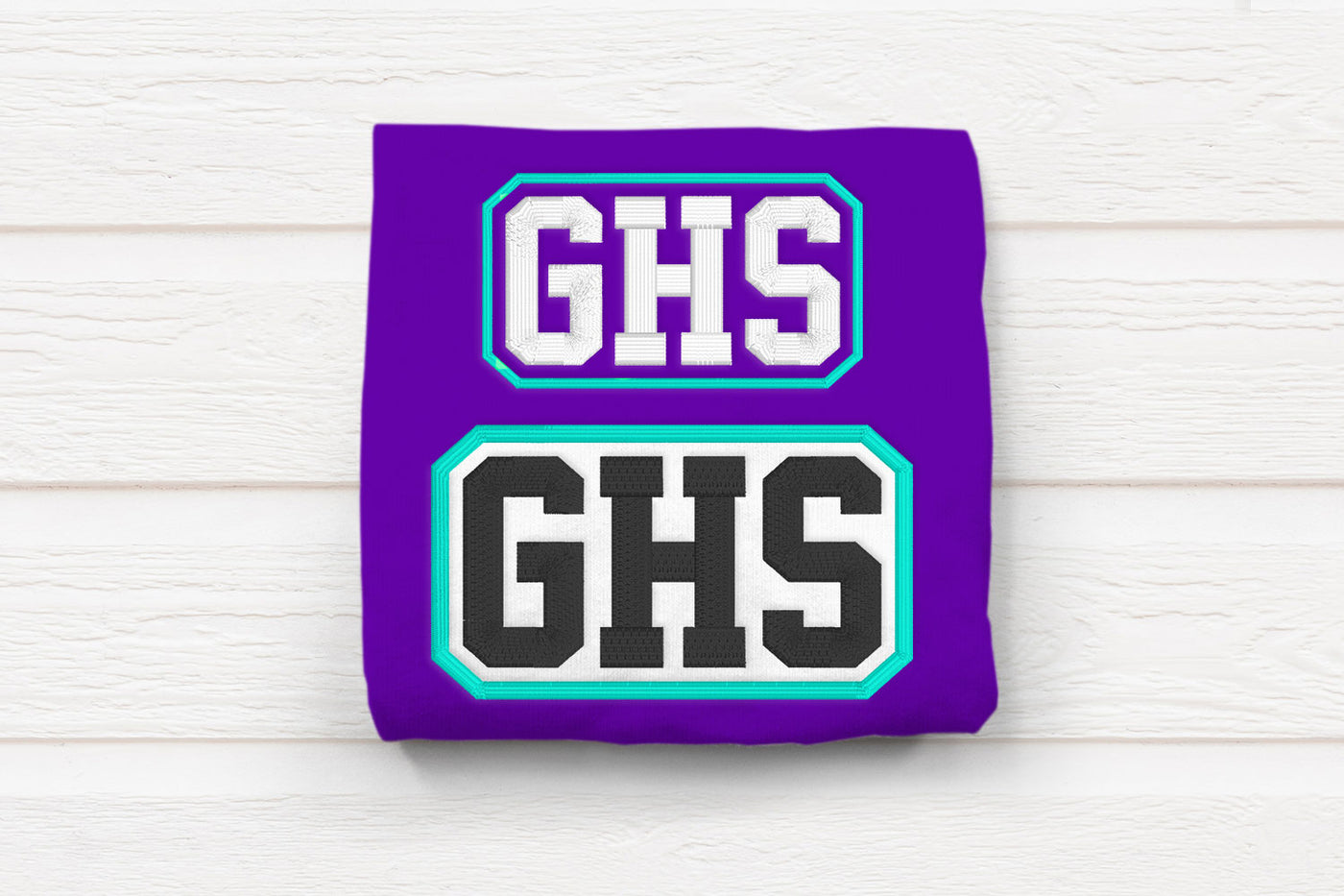 GHS High School Initials Embroidery File
