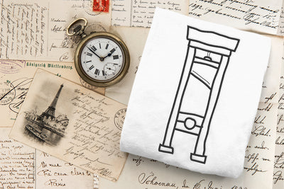 The French Revolution is my Roman Empire with Guillotine Embroidery File Duo