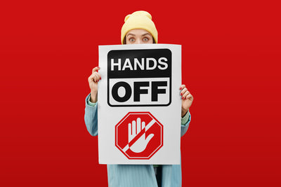 Hands Off SVG File Set