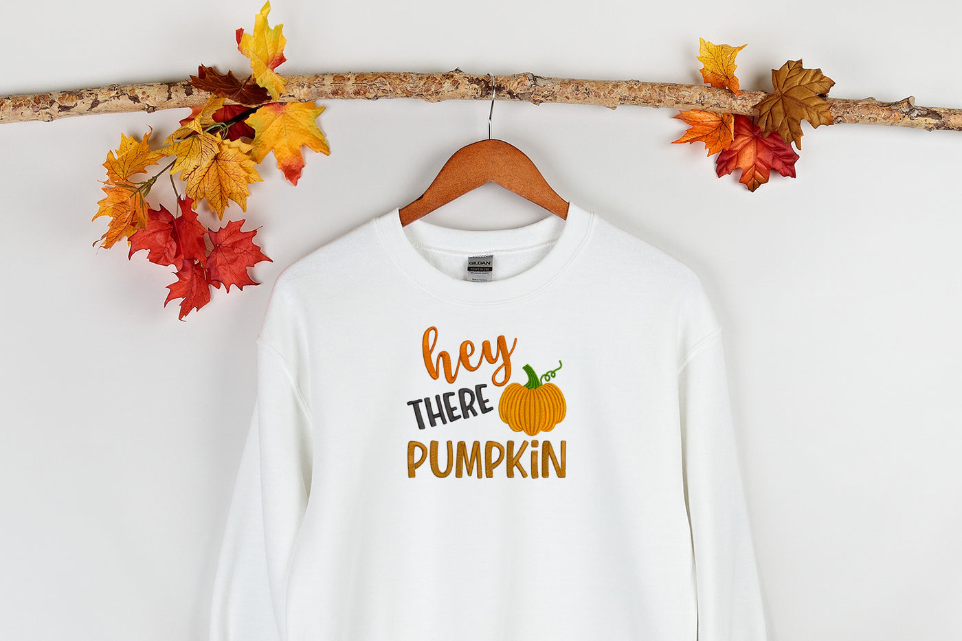 Hey There Pumpkin Embroidery File