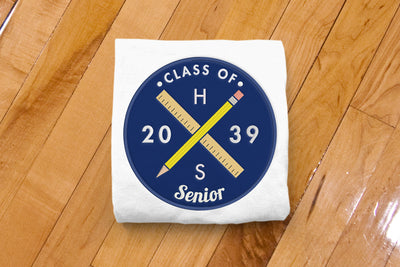 Hipster Logo Grad Class of 2020-2039 Applique File