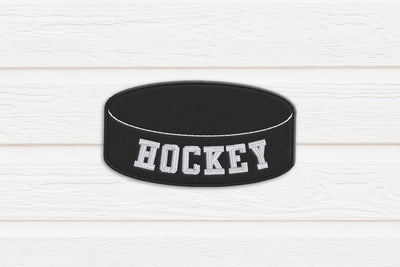 Hockey Puck ITH Feltie Embroidery File