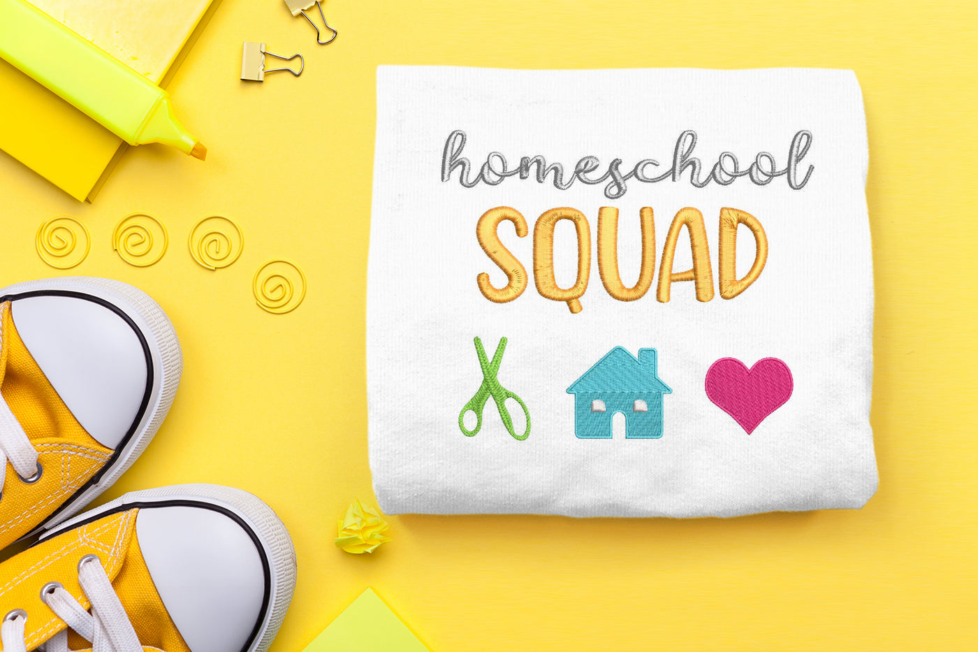 Homeschool Squad Embroidery File