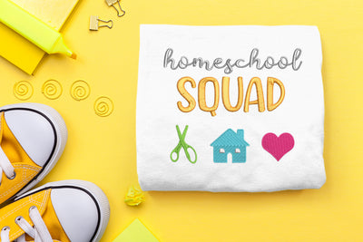 Homeschool Squad Embroidery File