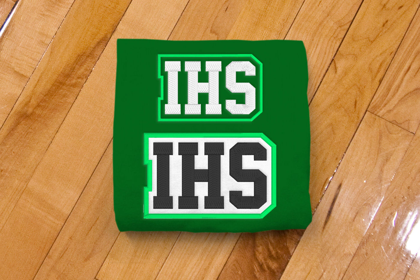 IHS High School Initials Embroidery