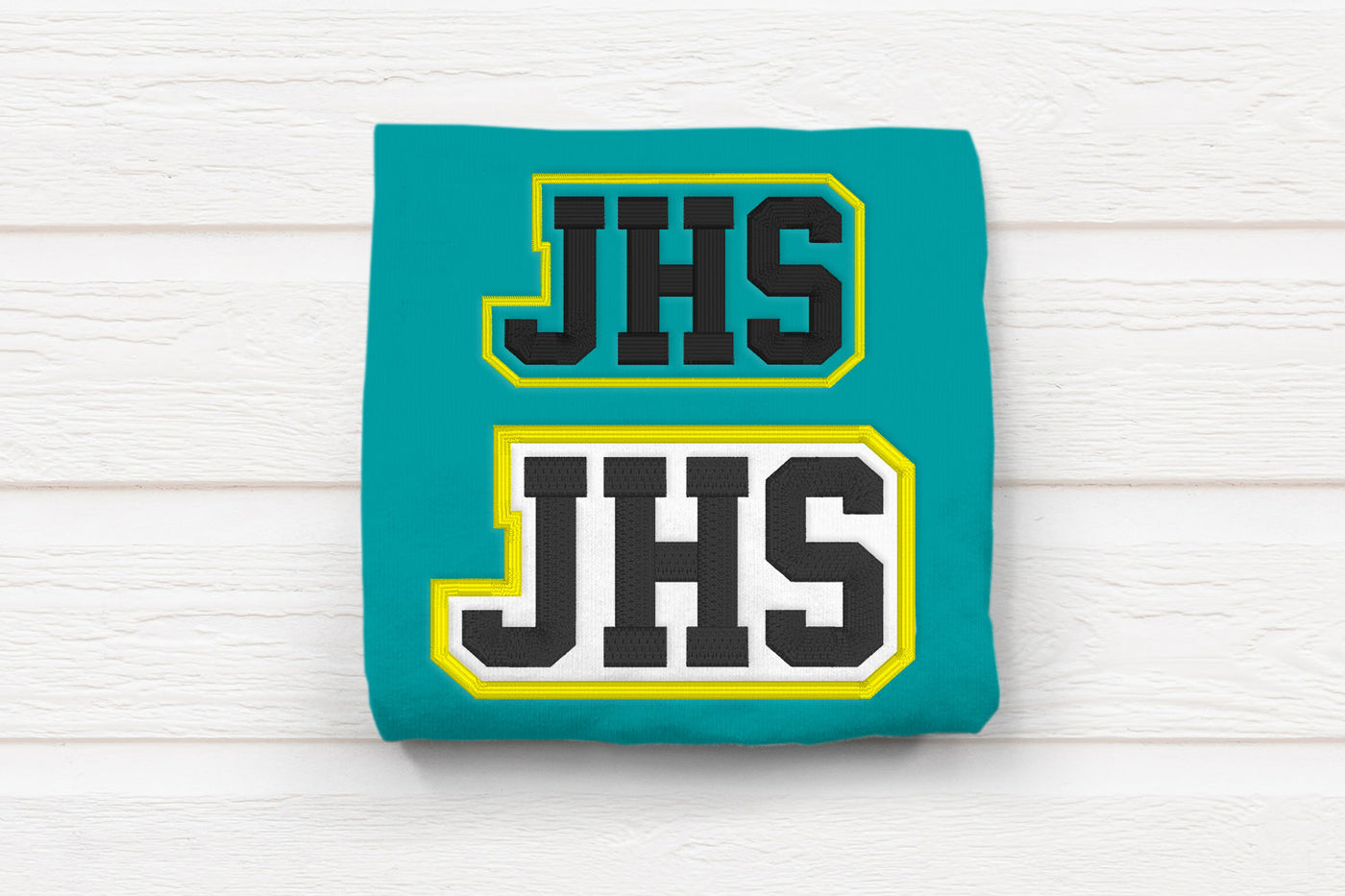 JHS High School Initials Embroidery