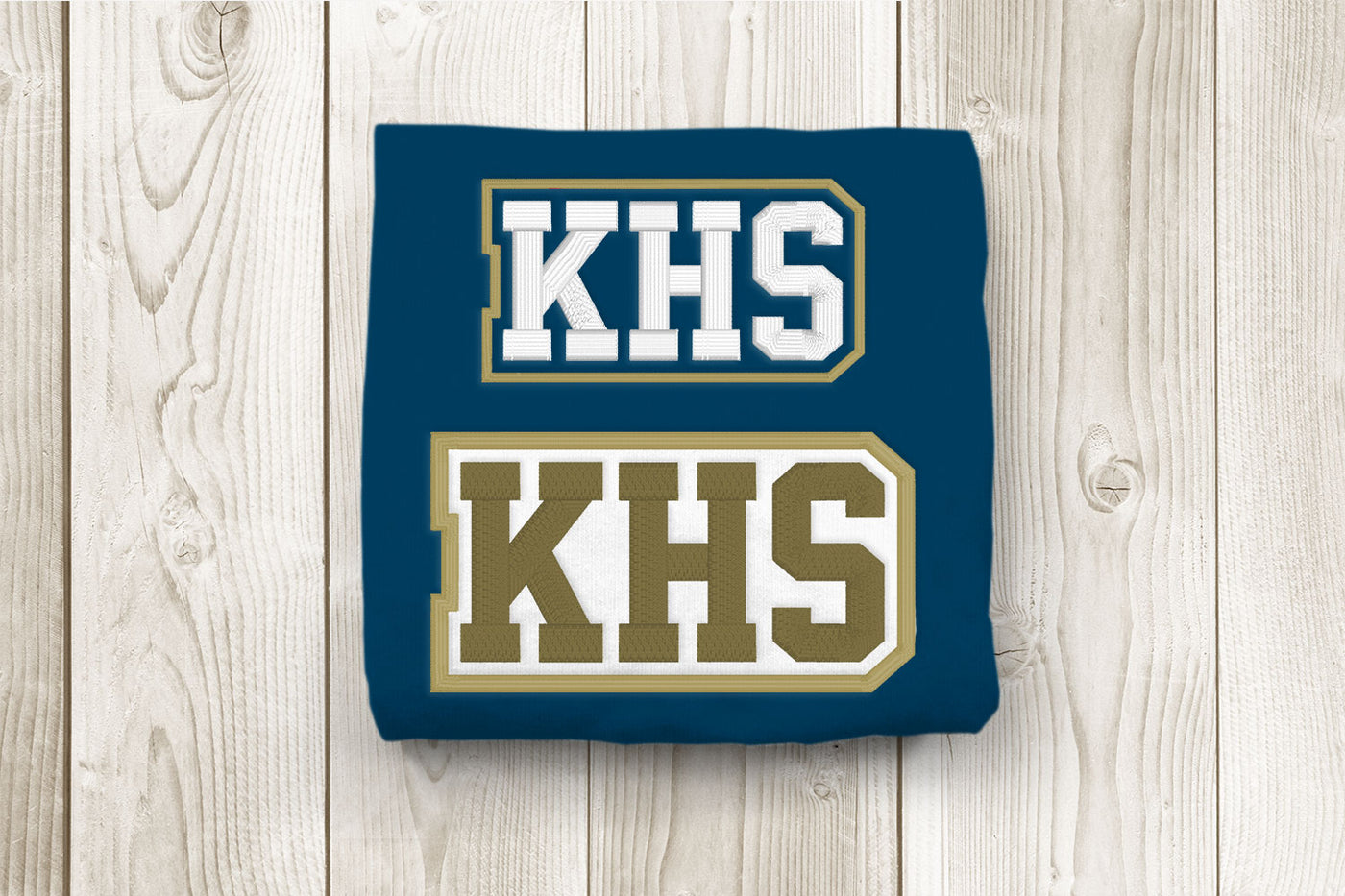 KHS High School Initials Embroidery