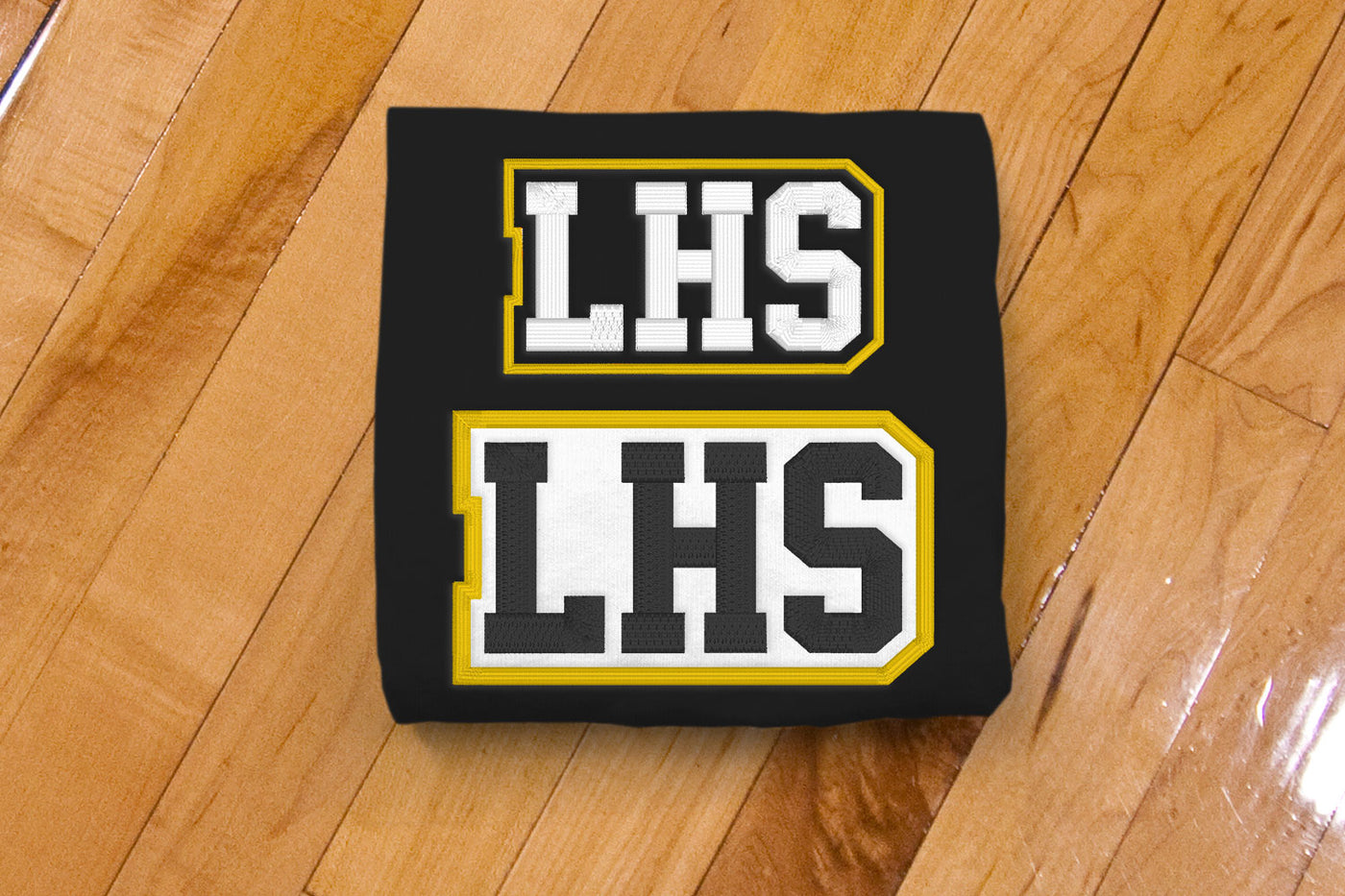 LHS High School Initials Embroidery File