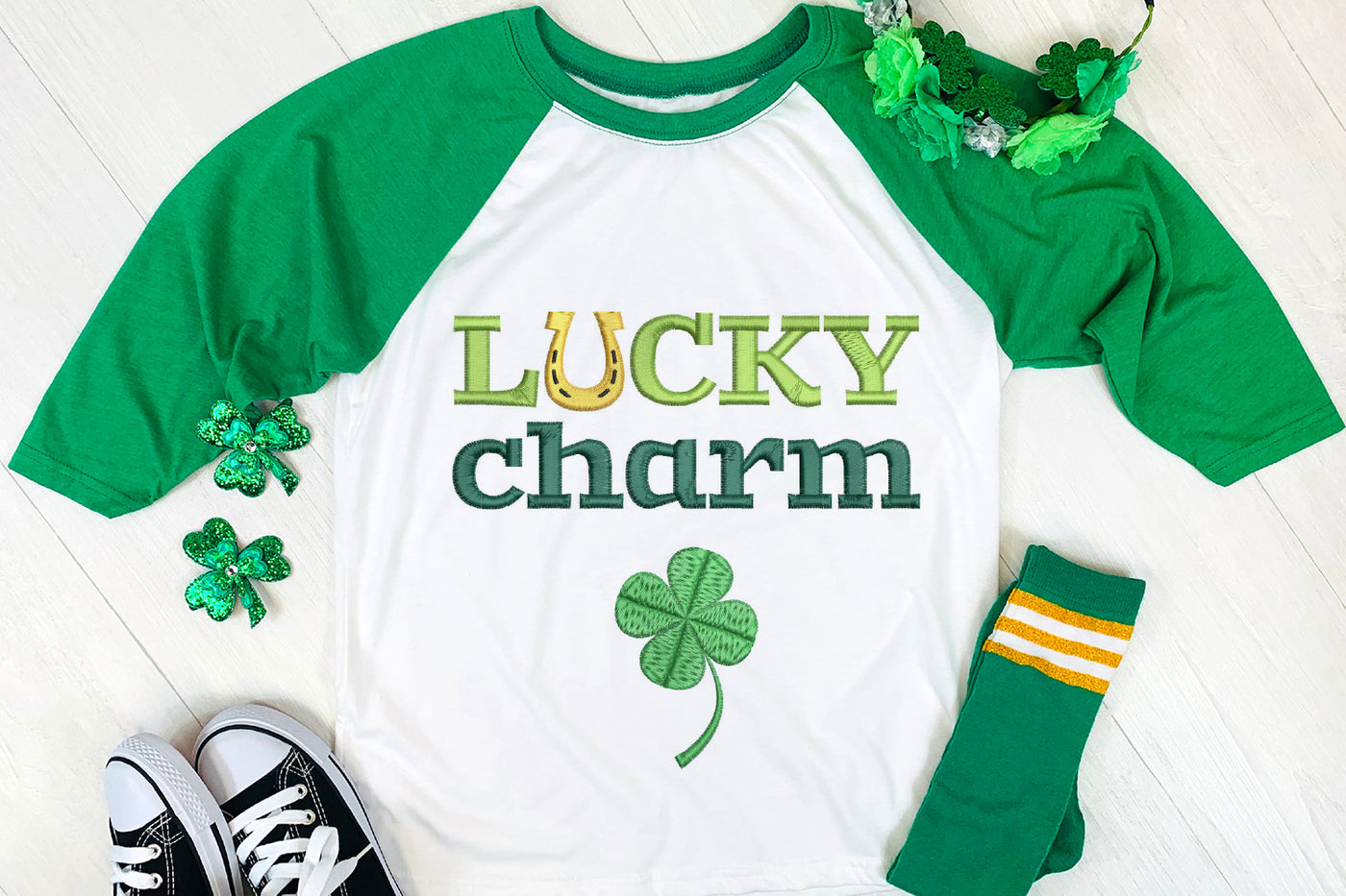 Lucky Charm St Patrick's Day Embroidery