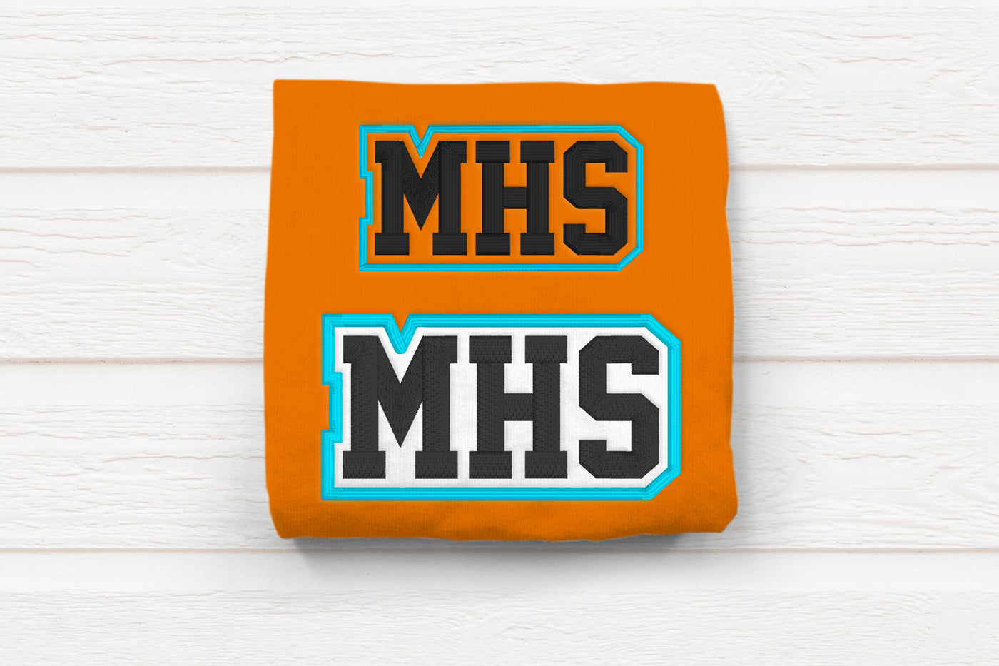 MHS High School Initials Embroidery
