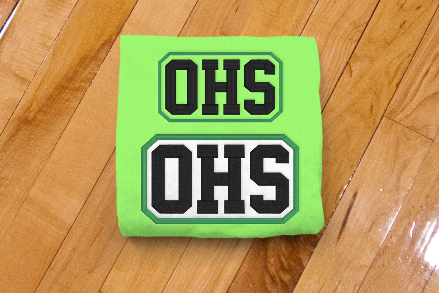 OHS High School Initials Embroidery