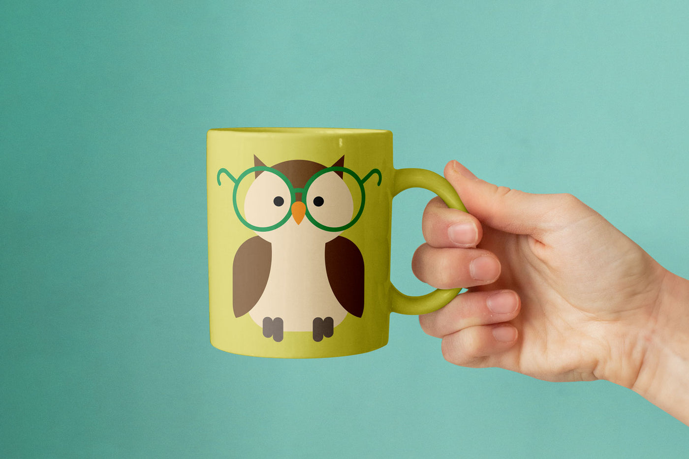 Owl with Glasses SVG File