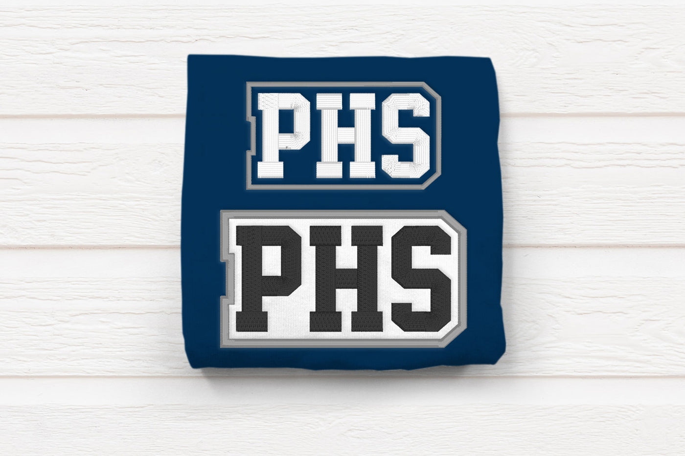 PHS High School Initials Embroidery